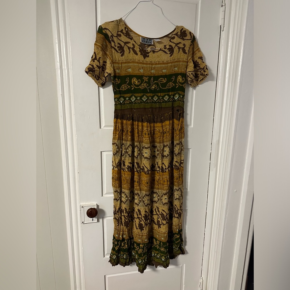 Bohemian Multicolor Maxi Dress